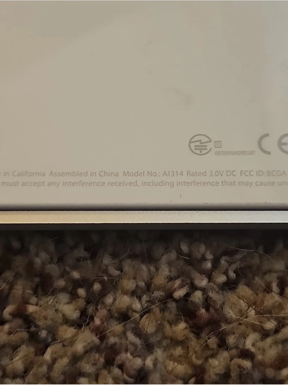Apple Wireless Bluetooth Keyboard A1314 Mac Aluminium